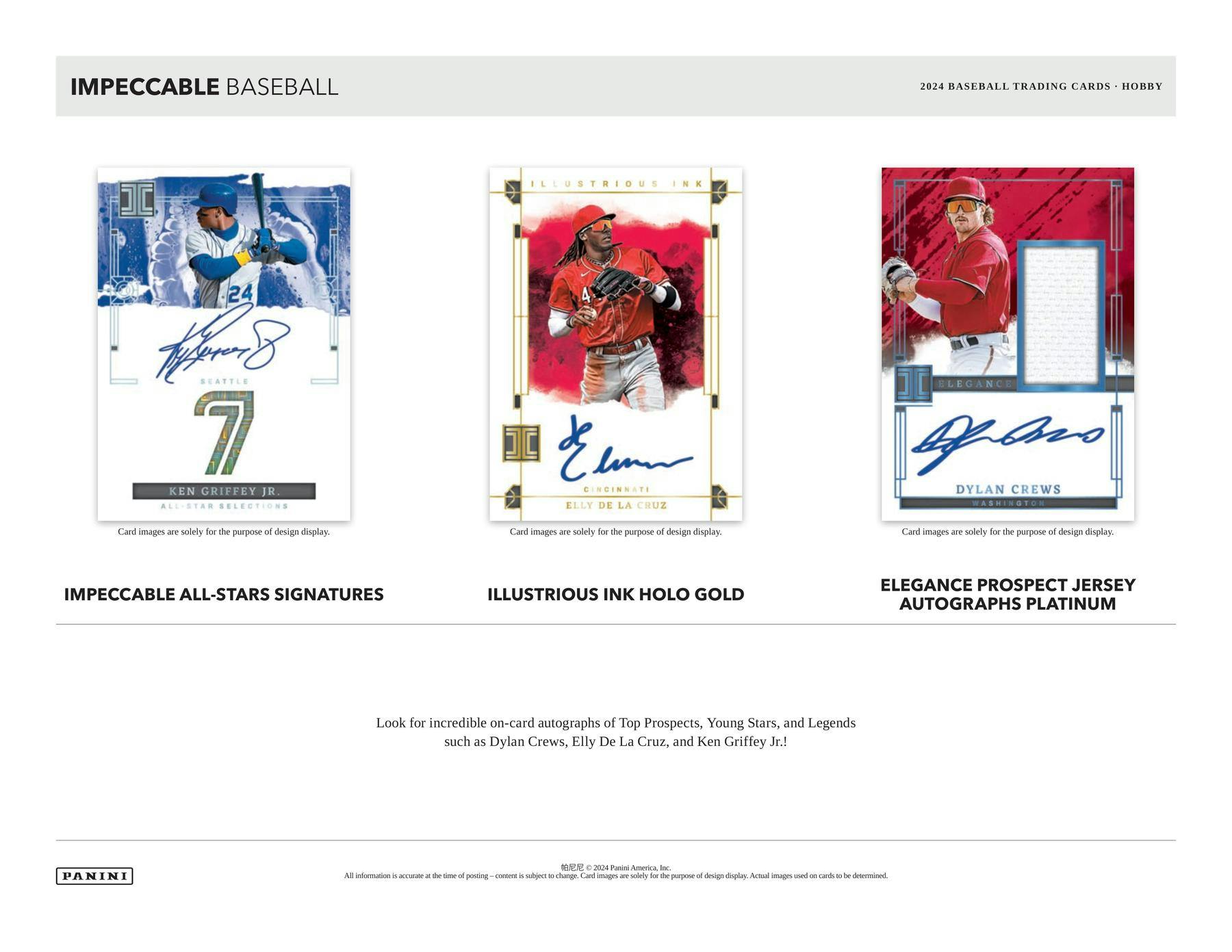 2025 Panini Impeccable Baseball Hobby 1Box 9Spot Random Hit Break