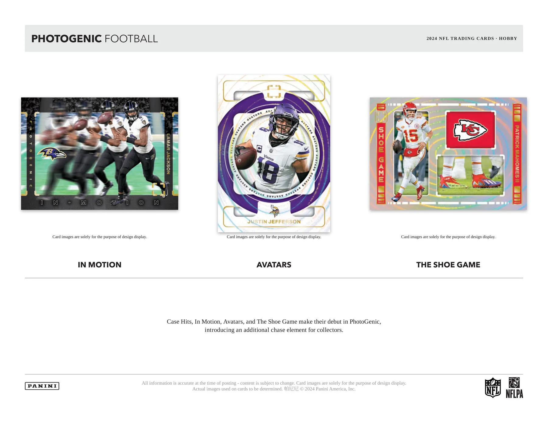 2024 Panini Photogenic Football Hobby Box | DA Card World