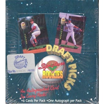 1994 Signature Rookies Baseball Draft Picks 18 Pack Box