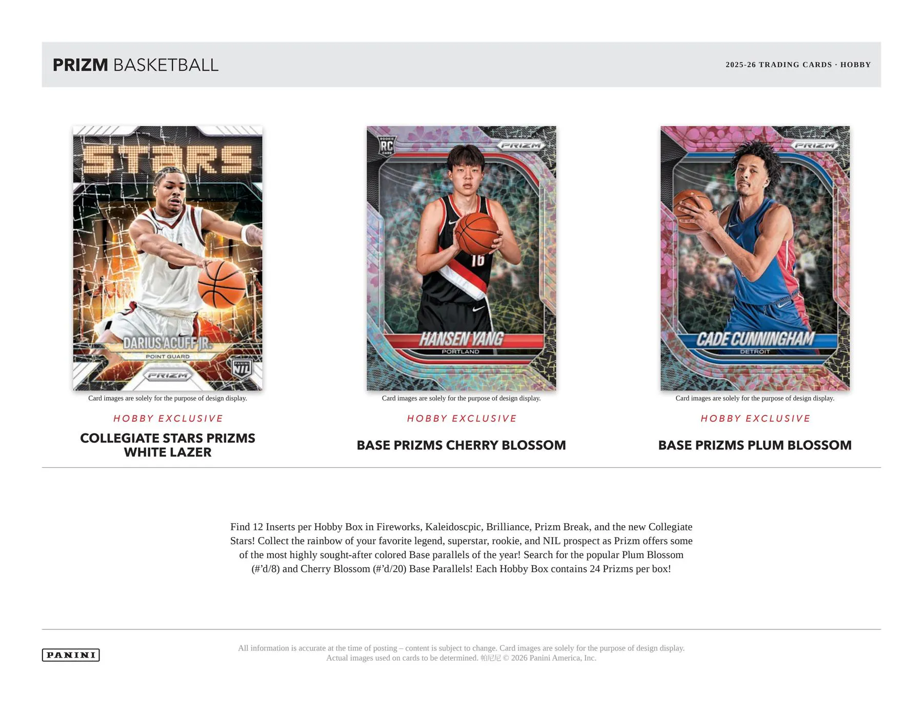 2025 26 Panini Prizm Basketball Hobby Box DA Card World 2025-26-panini-prizm-basketball-hobby-box-da-card-world