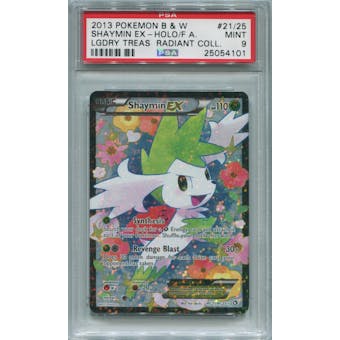 Pokemon Legendary Treasures Radiant Collection Single Shaymin EX RC21/RC25 - PSA 9 *25054101*