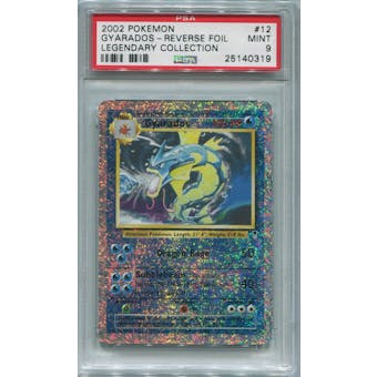 Pokemon Legendary Collection Reverse Foil Gyarados 12/110 PSA 9