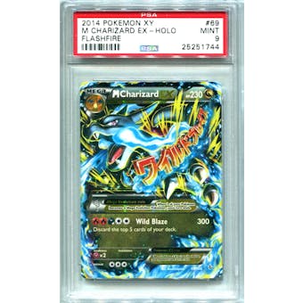 Pokemon XY Flashfire Single M Charizard EX 69/106 PSA 9
