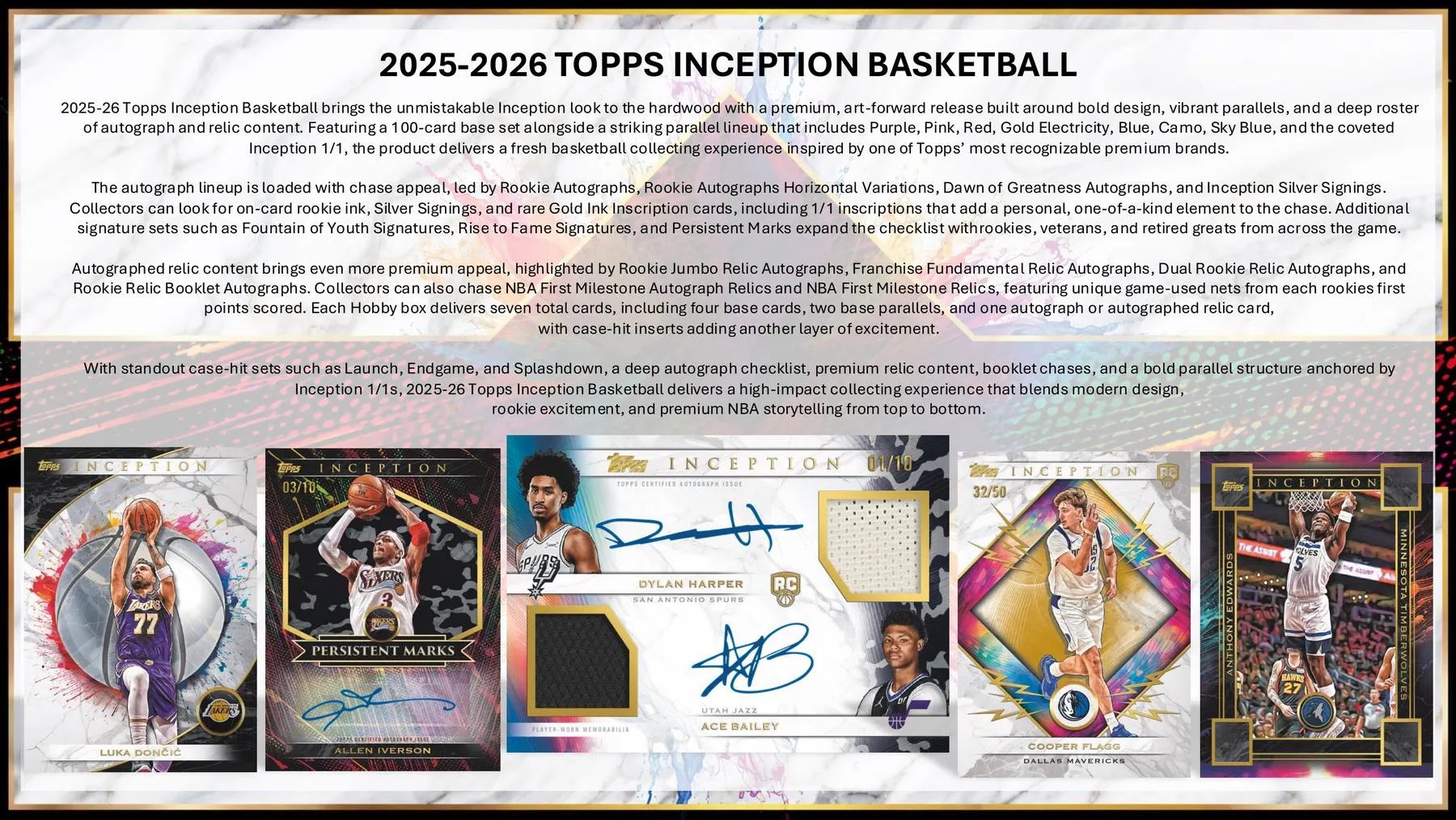Topps Product Inception 2025/26 Topps Inception Basketball Hobby Box | DA Card World
