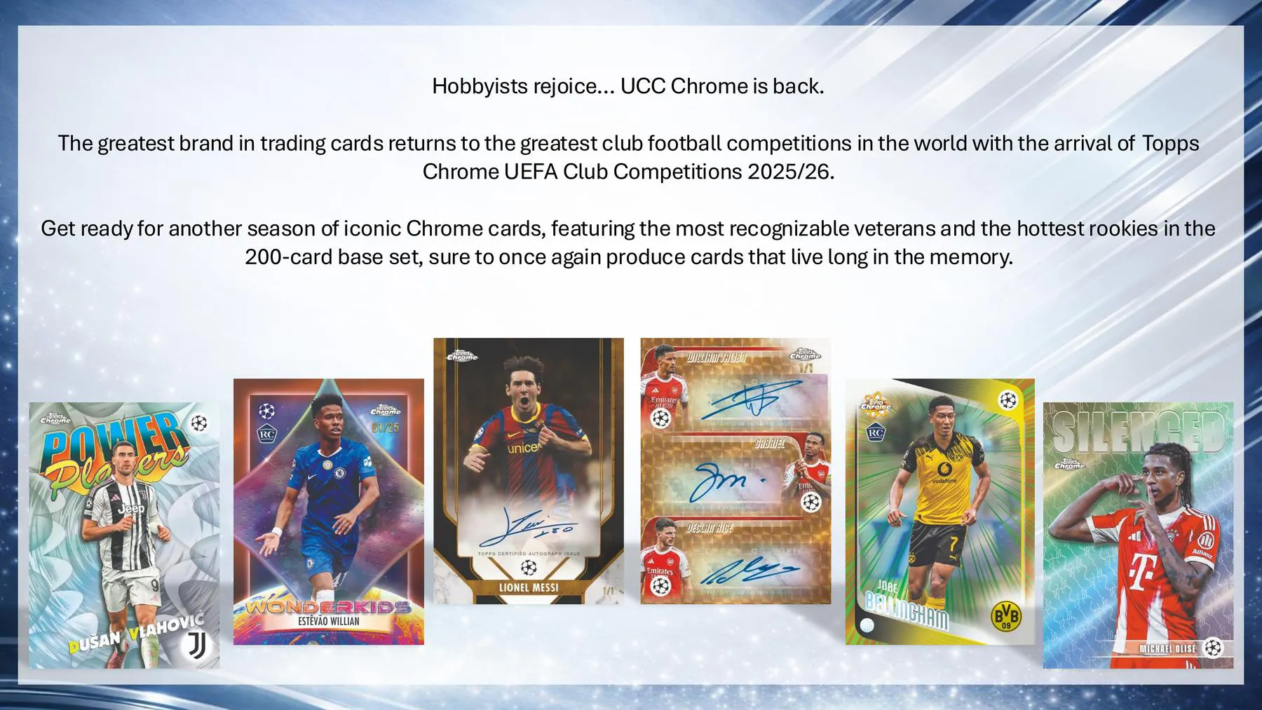 Pytt Mega 2025/26 Topps Chrome UEFA Club Competitions Soccer Mega Box | DA Card World