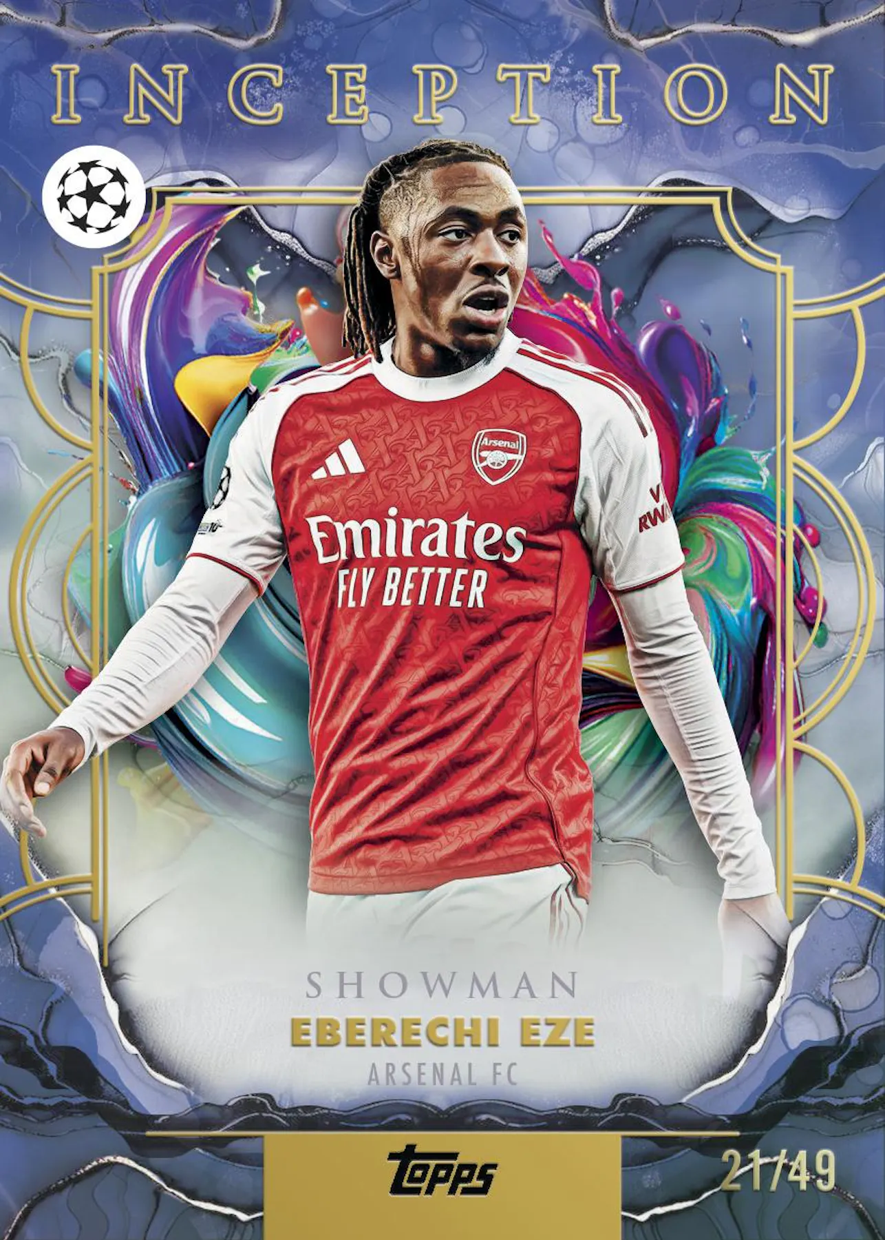 Topps Inception Box 2025/26 Topps Inception UEFA Club Competitions Soccer Hobby 4-Box 25 ...