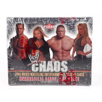2004 Fleer WWF WWE Chaos Wrestling Hobby Box
