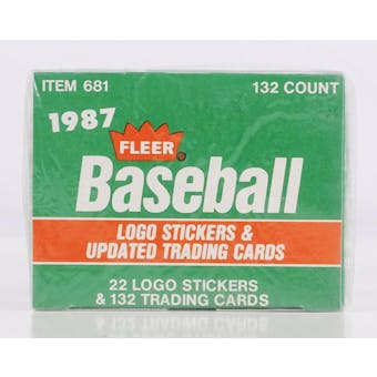 1987 Fleer Update Baseball Factory Set