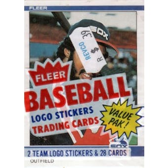 1984 Fleer Baseball Cello Pack