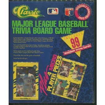 1990 Classic Major League Baseball MLB Trivia Board Game