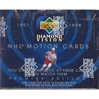1997/98 Upper Deck Diamond Vision Hockey Hobby Box