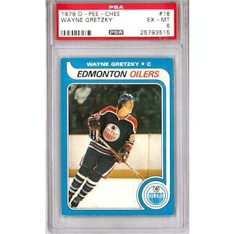 1979/80 O-Pee-Chee Hockey #18 Wayne Gretzky Rookie PSA 6 (EX-MT) *3515