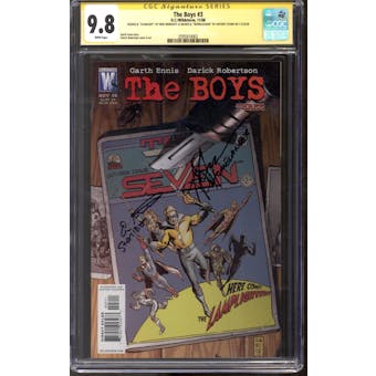 The Boys #3 CGC 9.8 (W) SS: Moriarty/Starr *2595810002*