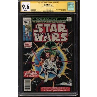 Star Wars #1 CGC 9.6 (W) Signed By Harrison Ford *2595811008*