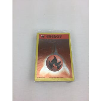 Pokemon Promo Foil Fire Energy cards - Sealed pack of 25!