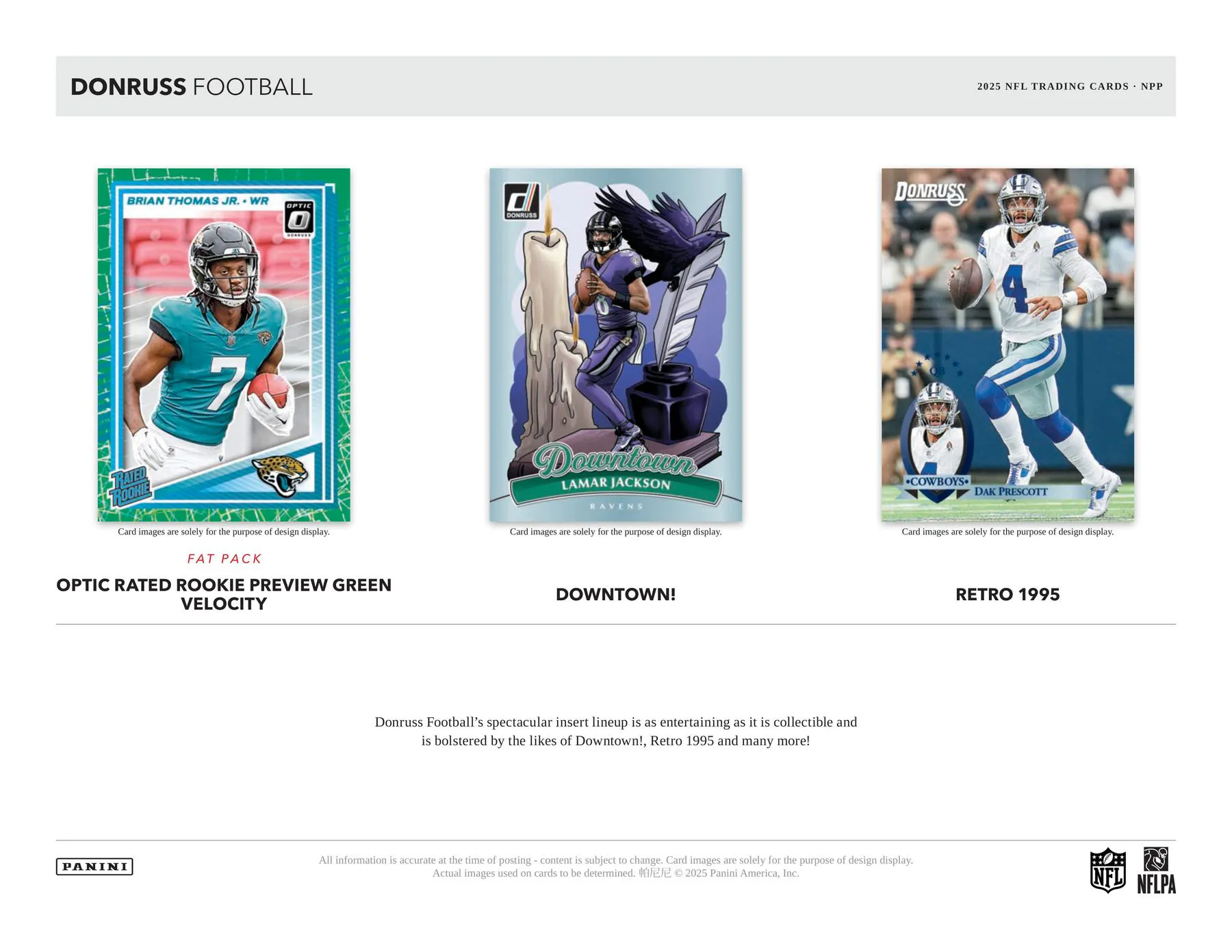 2025 Panini Donruss Football Mega 20-Box Case (Red Wave Parallels ...