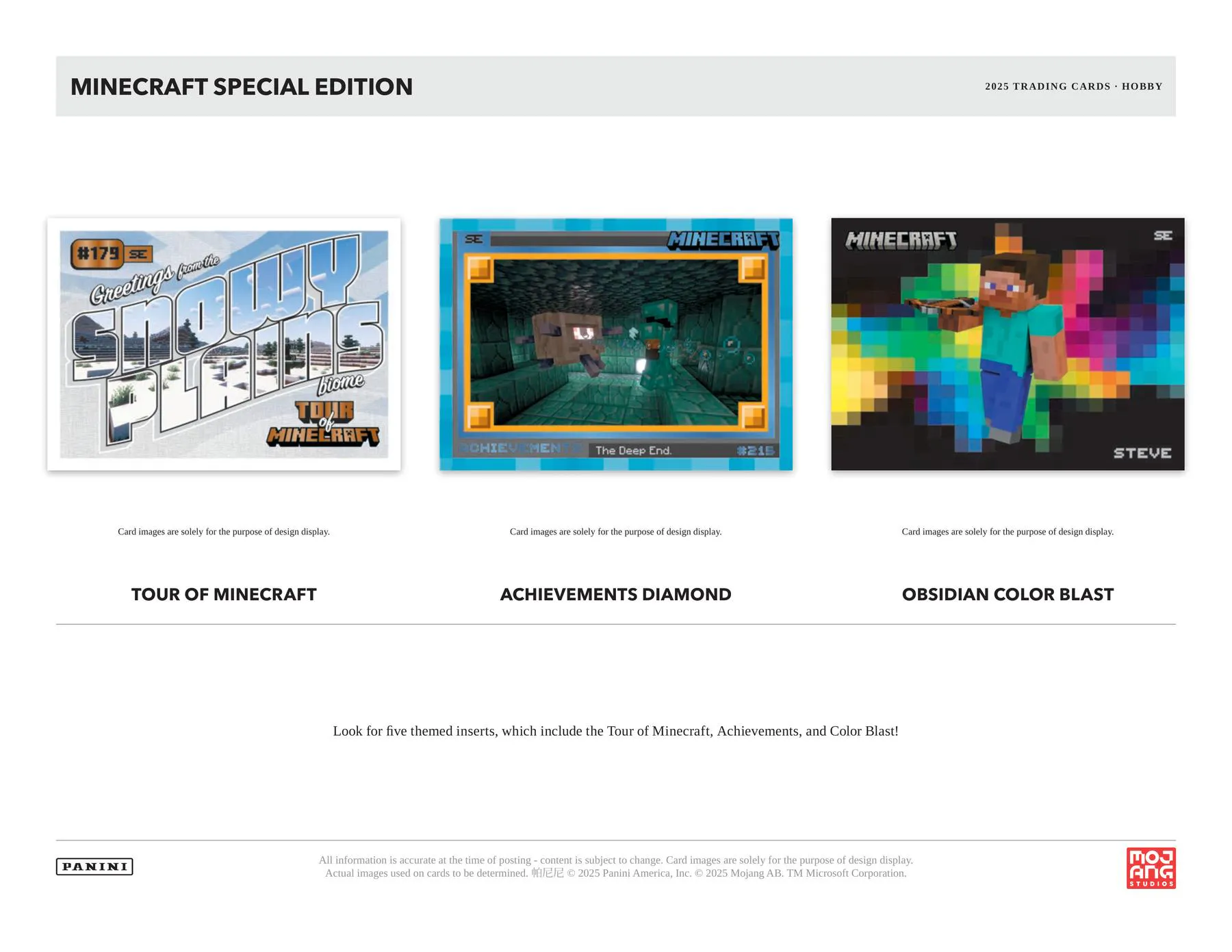 Minecraft Special Edition Hobby Box (Panini 2025) Minecraft Special Edition Hobby Box (Panini 2025)