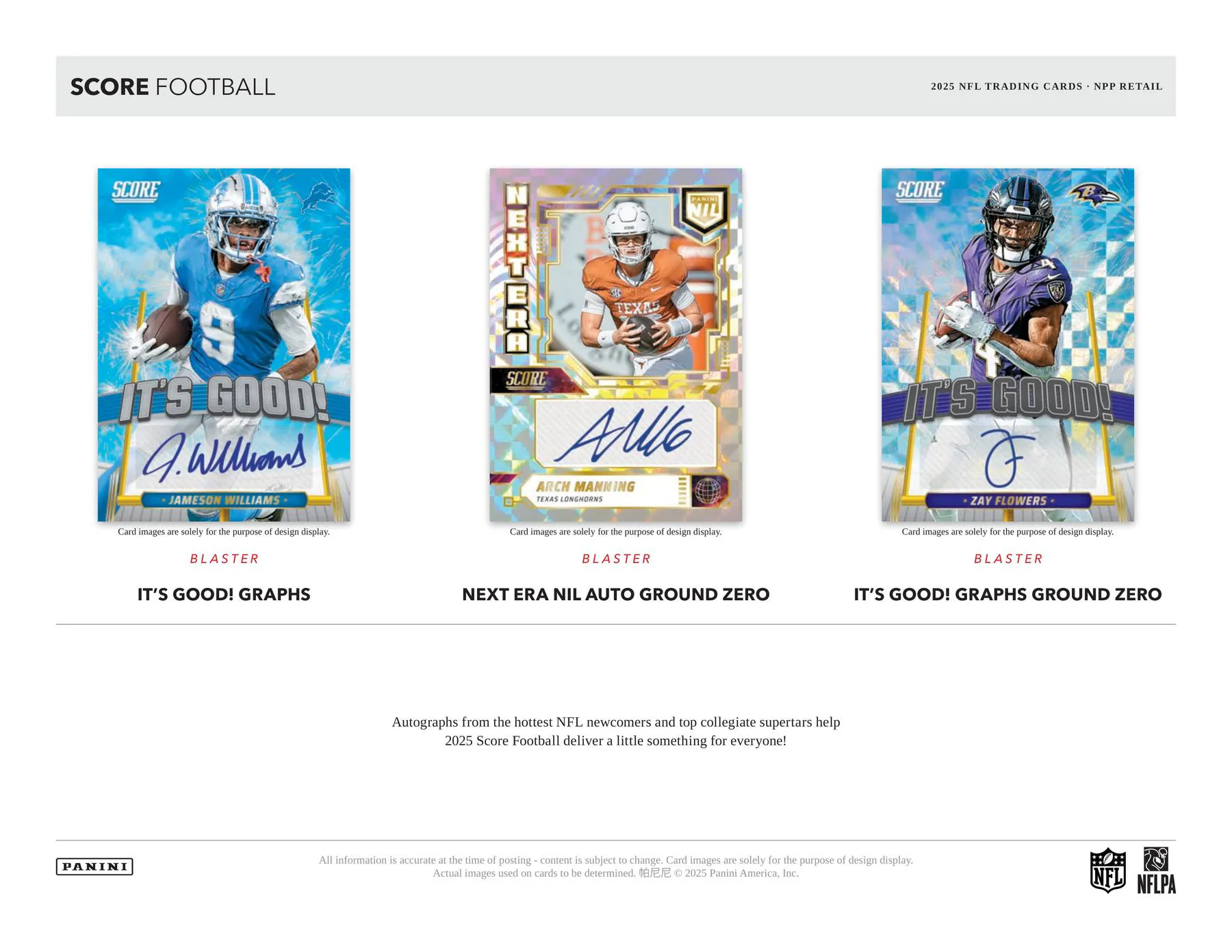 2025 Panini Score Football Mega Box | DA Card World