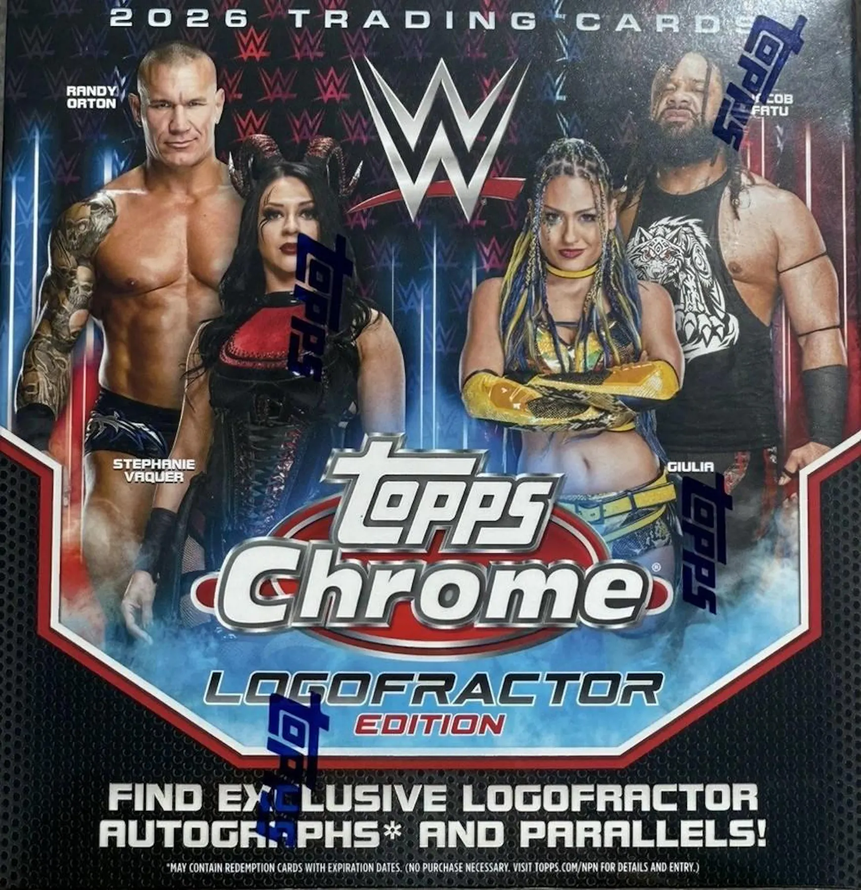 2026 Topps Chrome Logofractor WWE Box 2026 Topps Chrome Logofractor WWE Box
