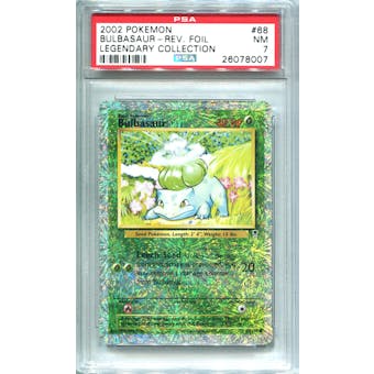 Pokemon Legendary Collection Reverse Foil Bulbasaur 68/110 PSA 7