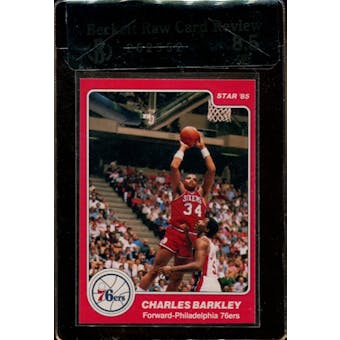 1984/85 Star Basketball #202 Charles Barkley Rookie Beckett Raw Card Review 8.5 *2552