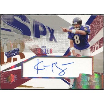 2003 Upper Deck SPx Supreme Signatures #SSBO Kyle Boller Autograph