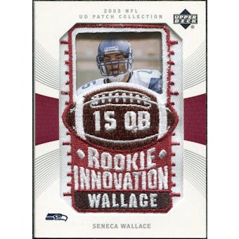 2003 Upper Deck UD Patch Collection #128 Seneca Wallace RC