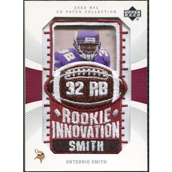 2003 Upper Deck UD Patch Collection #141 Onterrio Smith RC