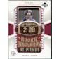 2003 Upper Deck UD Patch Collection Gold Patches #129 Brian St. Pierre RC /25