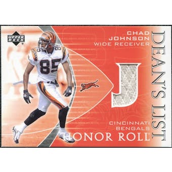 2003 Upper Deck Honor Roll Dean's List Jersey #DLCJ Chad Johnson