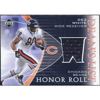 2003 Upper Deck Honor Roll Dean's List Jersey #DLDW Dez White SP
