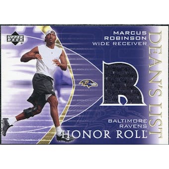 2003 Upper Deck Honor Roll Dean's List Jersey #DLMR Marcus Robinson