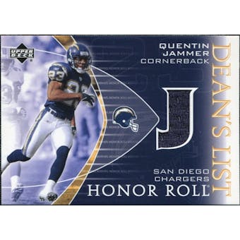 2003 Upper Deck Honor Roll Dean's List Jersey #DLQJ Quentin Jammer