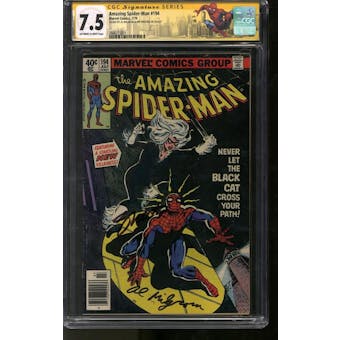 Amazing Spider-Man #194 CGC 7.5 (OW-W) Signed By Al Milgrom & Jim Shooter *2666275001*