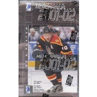 2001/02 Be A Player Memorabilia Hockey Hobby Box