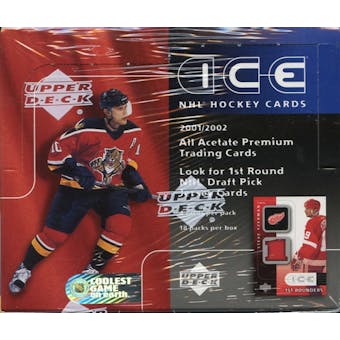 2001/02 Upper Deck Ice Hockey Hobby Box