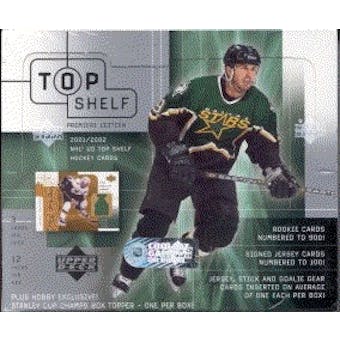 2001/02 Upper Deck Top Shelf Hockey Hobby Box