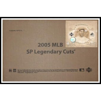 2005 Upper Deck SP Legendary Cuts Baseball 16-Box Hobby Case