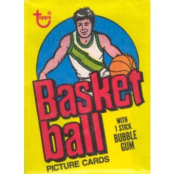 1978/79 Topps Basketball Wax Pack