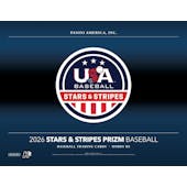 2026 Panini USA Stars & Stripes Prizm Baseball H2 12-Box Case (Presell)
