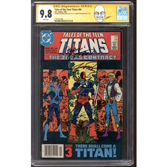 Tales of the Teen Titans #44 CGC 9.8 (W) Newsstand SS: Perez/Wolfman *2703357006*