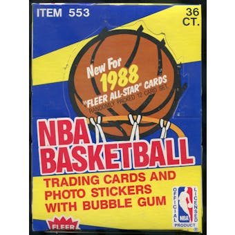 1988/89 Fleer Basketball Wax Box