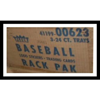 1987 Fleer Baseball Rack 3-Box Case