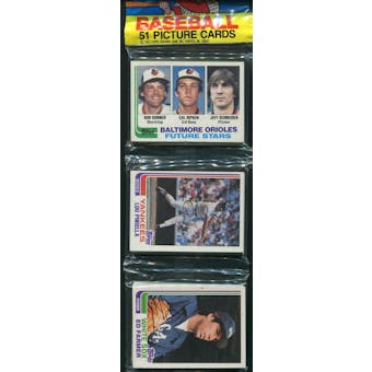 1982 Topps Baseball Rack Pack Cal Ripken Jr. Rookie On Top