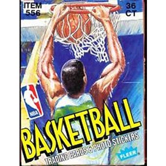 1989/90 Fleer Basketball Wax Box