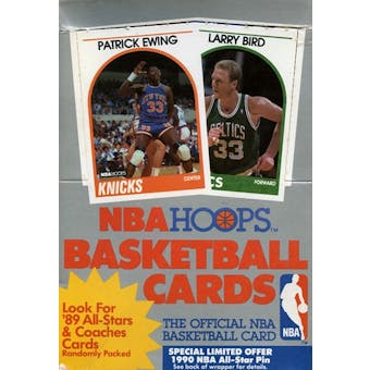 1989/90 Hoops Series 1 Basketball Wax Box