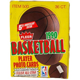 1990/91 Fleer Basketball Wax 20-Box Case