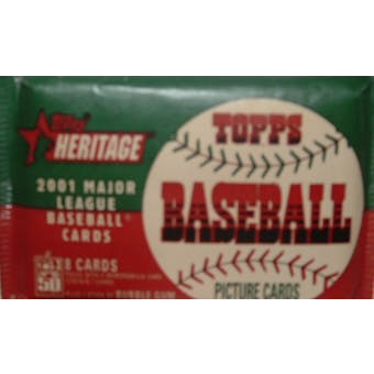 2001 Topps Heritage Baseball Retail 24-Pack Lot