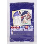 1990/91 Hoops Series 1 Basketball Wax Box