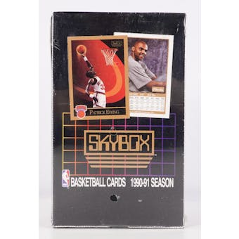 1990/91 Skybox Series 1 Basketball Wax Box